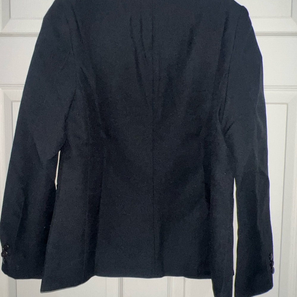 Levi's Black Blazer Wool-Blend Structured - image 5